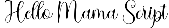 Hello Mama Script