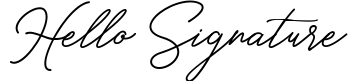 Hello Signature