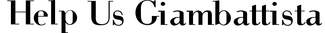 Help Us Giambattista