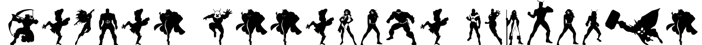 Heroes Assemble Dingbats