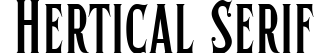 Hertical Serif