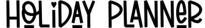 Holiday Planner