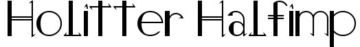 Holitter Halfimp