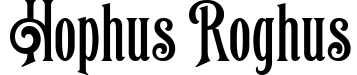 Hophus Roghus