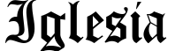 Iglesia