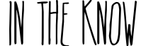 In The Know