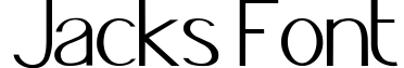 Jacks Font