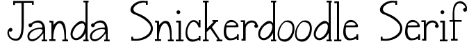 Janda Snickerdoodle Serif