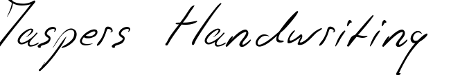 Jaspers Handwriting
