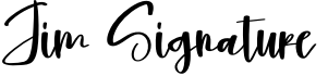 Jim Signature