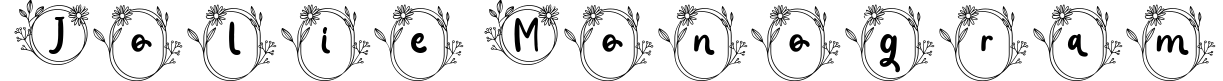 Jolie Monogram