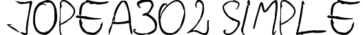Jopea302 Simple