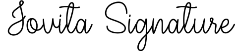 Jovita Signature
