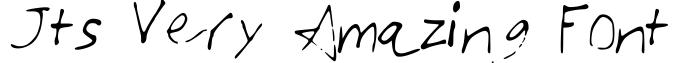 JTs Very Amazing Font