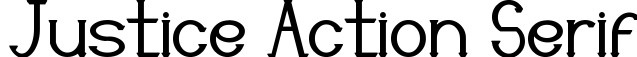 Justice Action Serif