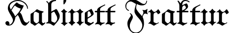 Kabinett Fraktur
