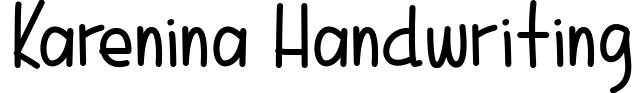Karenina Handwriting