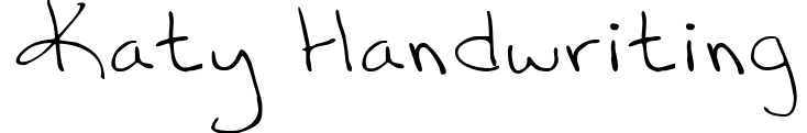 Katy Handwriting