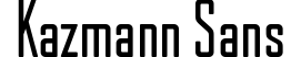 Kazmann Sans