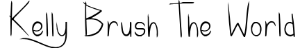 Kelly Brush The World