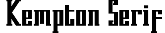Kempton Serif