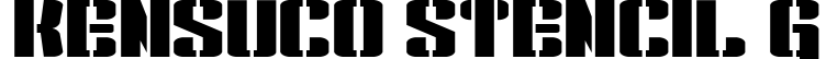 Kensuco Stencil G