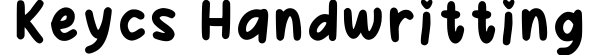 Keycs Handwritting