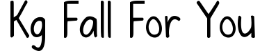 KG Fall For You