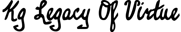 KG Legacy of Virtue