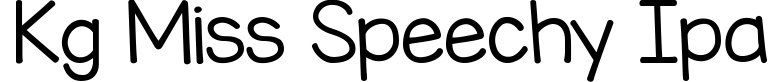 KG Miss Speechy IPA