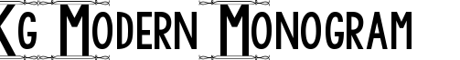 KG Modern Monogram