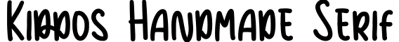 Kiddos Handmade Serif