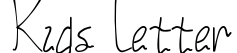 Kids Letter