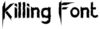 Killing Font