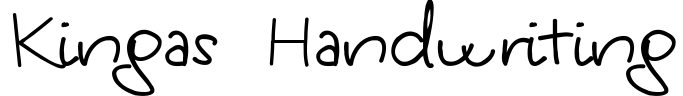 Kinga's handwriting
