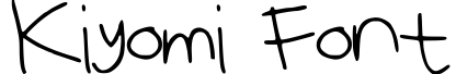 Kiyomi Font