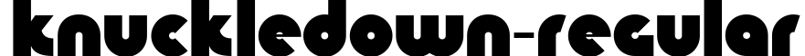 KnuckleDown-Regular