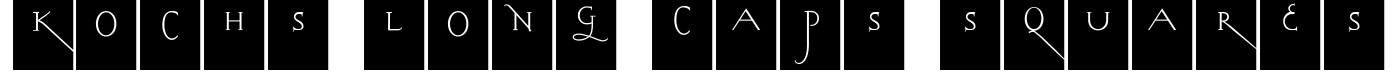 Kochs Long Caps Squares