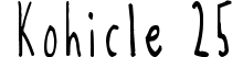 Kohicle 25