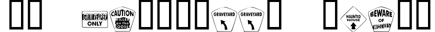 KR Halloween Signs