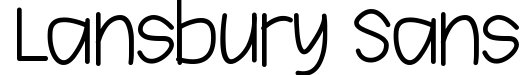 Lansbury Sans
