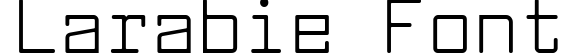Larabie Font