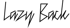 Lazy Back