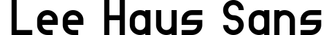 Lee Haus Sans