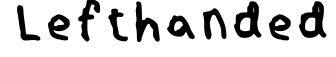 Lefthanded