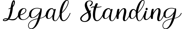 Legal Standing