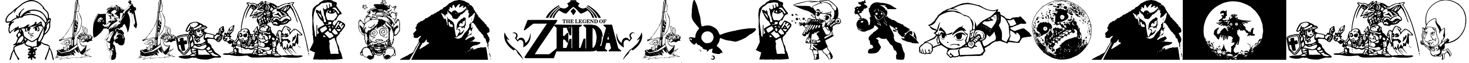 Legend Of Zelda TriFont