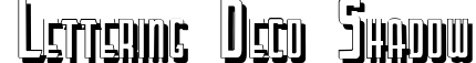 Lettering Deco Shadow