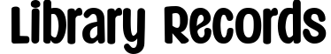 Library Records