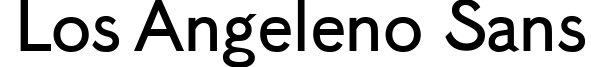 Los Angeleno Sans